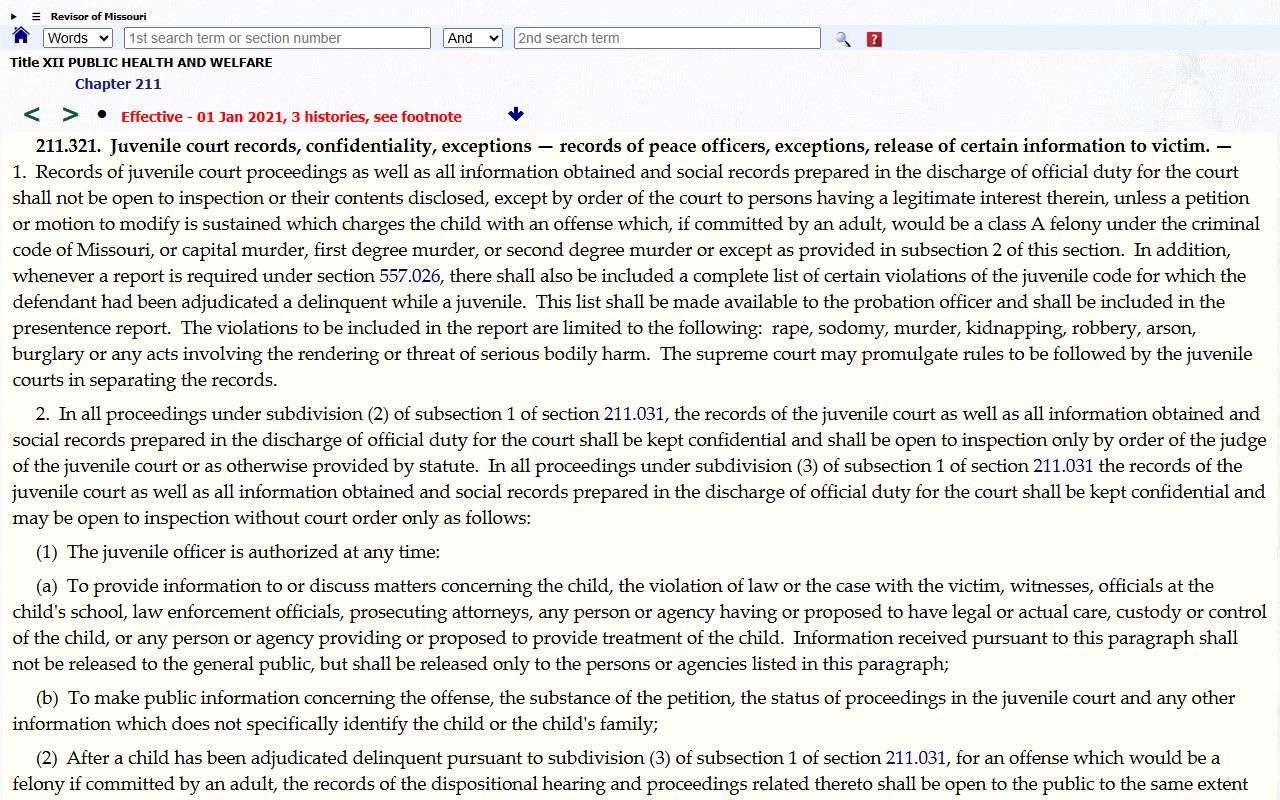 Macon County probate records juvenile confidentiality statute
